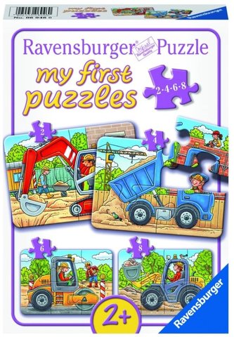 Puzzle zestaw Plac budowy