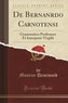 De Bernanrdo Carnotensi