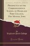 Prospectus of the Correspondence School of Highland Park College, Des Moines, Iowa (Classic Reprint)