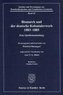 Bismarck und der deutsche Kolonialerwerb 1883 - 1885