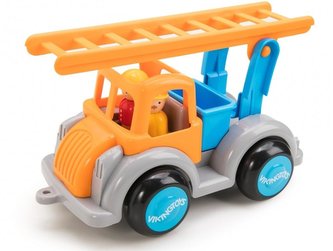 Pojazd Jumbo Straż Pożarna z figurkami Fun Colors