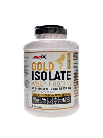 Amix - Gold Whey protein isolate 2280g - pomeranč
