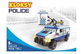 Klocki Kloksy Policja wóz szturmowy 195 elementów