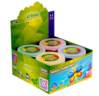 Masa piankowa mix kolorów 40g CRICCO