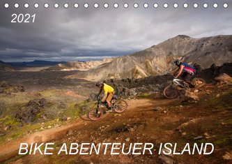 Bike Abenteuer Island (Tischkalender 2021 DIN A5 quer)