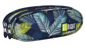 Piórnik saszetka dwukomorowa Tropikalne Liście Piórnik saszetka dwukomorowa Tropikalne Liście