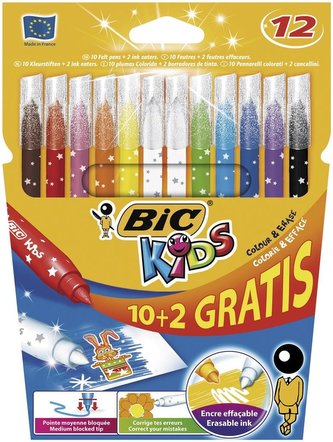 Sada fixů "Magic", 10+2 různých barev, BIC 9202953