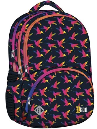 Plecak 4-komorowy Tęczowe Ptaki Plecak 4-komorowy Tęczowe Ptaki