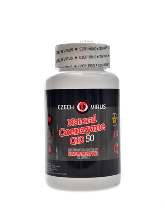 Czech Virus - Natural Coenzym Q10 100 kapslí Czech Virus - Natural Coenzym Q10 100 kapslí