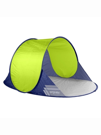 Spokey - Altus samorozkládací plážový paravan UV 40 - zelený 195x120x85
