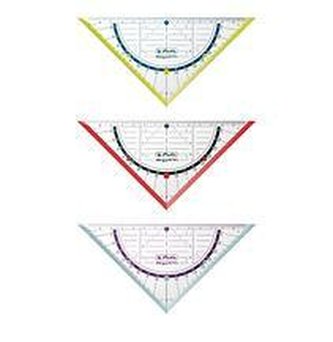 Ekierka z kątomierzem 16cm My.Pen MIX