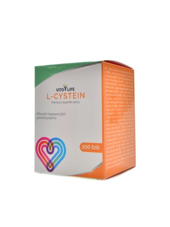 VitoLife - L-Cystein 530mg 100 kapslí
