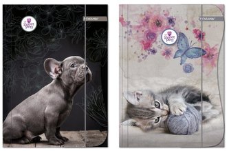 Teczka z gumką A4 The sweet pets 2 wzory