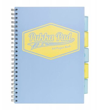 Project Book Pastel A4 kratka niebieski(3szt)PUKKA