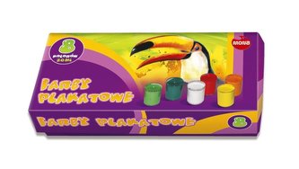 Farby plakatowe 8 kolorów 20ml MONA Farby plakatowe 8 kolorów 20ml MONA