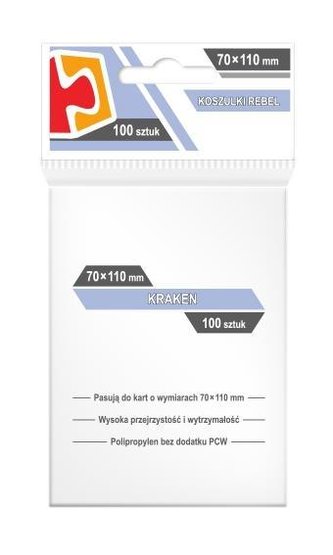 Koszulki Kraken 70x110 (100szt) REBEL