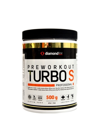 HiTec Nutrition - Diamond line Turbo S preworkout 500g - pomeranč HiTec Nutrition - Diamond line Turbo S preworkout 500g - pomeranč