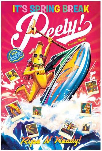 Plakát Fortnite: Spring Break Peely (61 x 91,5 cm)