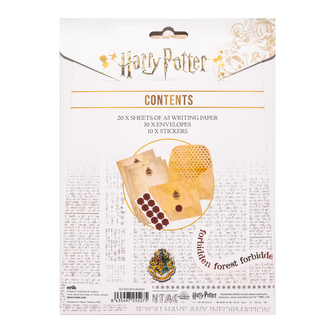 Dopisní sada Harry Potter: Erb Bradavic - Hogwarts (14,8 x 21 cm)