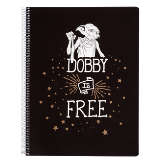 Sešit - blok A4 v kroužkové vazbě Harry Potter: Skřítek Dobby (21 x 29,7 cm) 80 listů