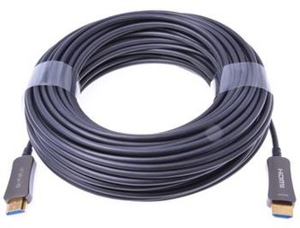 Kabel HDMI High Speed 4K@60Hz + Ethernet 15m, M/M, zlacené konektory