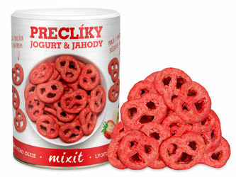 Mixit - Mixit preclíky Jogurtová čokoláda jahody 250g