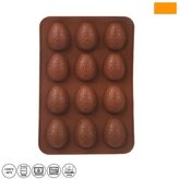 Forma na pečení ORION Vajíčka 12 silikon hnědá