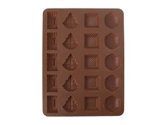 Forma na pečení ORION Pracny 20 mix silikon hnědá