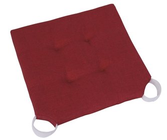 Sedák hladký Ulla - vínová - 40x40 cm,hladký