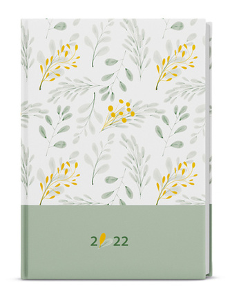 Týdenní diář A5 Lamino Bílý