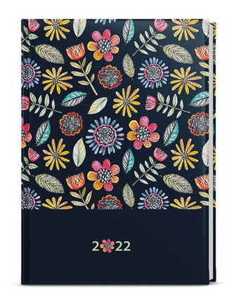 Týdenní diář A5 Lamino Černý