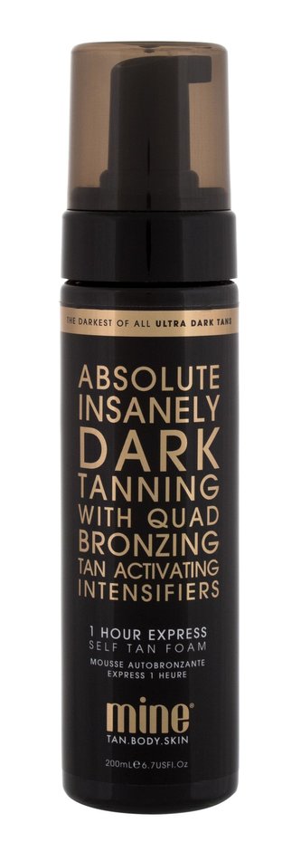 MineTan Absolute X60 Samoopalovací přípravek Self Tan Foam 200 ml Ultra Dark pro ženy