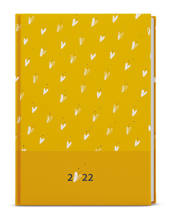 Týdenní diář A5 Lamino Okrový