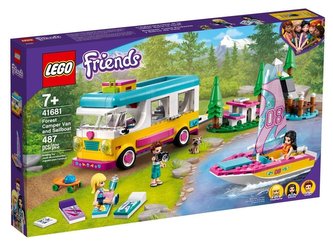 Lego FRIENDS Leśny mikrobus kempingowy i żaglówka