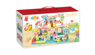 Qman První kostky 5107 Svět zvířecích skluzavek