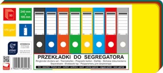 Przekładki do segretgatora 240x105mm 50 mix