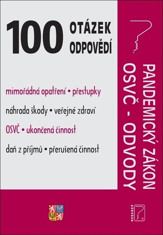 100 otázek a odpovědí Pandemický zákon s komentářem, OSVČ - Mimořádná opatření a kompenzace
