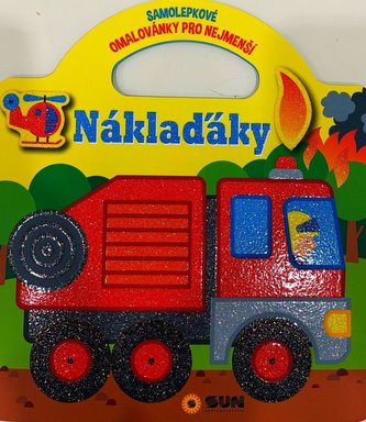 Náklaďáky - Samolepkové omalovánky Náklaďáky - Samolepkové omalovánky