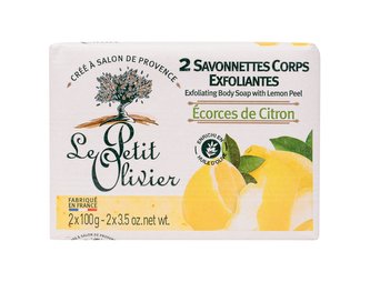 Le Petit Olivier Exfoliating Body Soap Tělový peeling Lemon Peel 200 g pro ženy