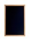 Tabule Securit WOODY nástěnná na popis křídou 40x60cm, Teak + popisovač