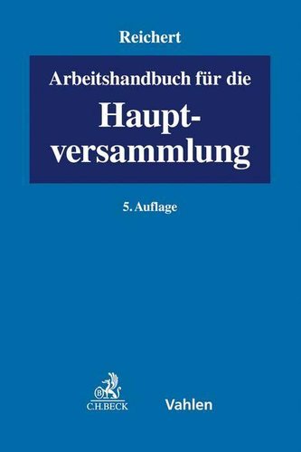 Arbeitshandbuch für die Hauptversammlung