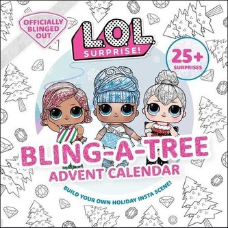 L.O.L. Surprise! Bling-A-Tree Advent Calendar: (L.O.L. Gifts for Girls Aged 6+, Lol Surprise, Trim a Tree, Craft Kit, 25+ Surpri
