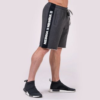 Pánské šortky Lampas Grey - NEBBIA - Velikost XL