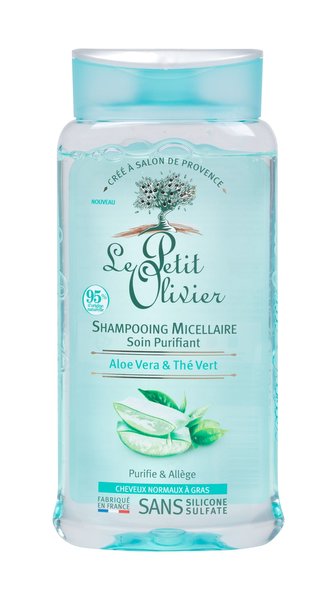 Le Petit Olivier Aloe Vera & Green Tea Šampon Purifying 250 ml Micellar pro ženy