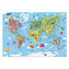 Janod Puzzle Mapa světa v kufříku 300 ksrokov