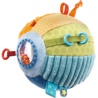 Haba Textilní míč s aktivitami Barvy