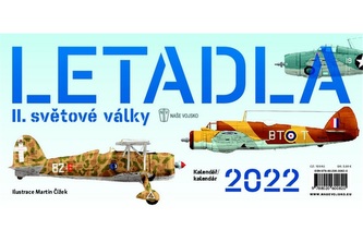 Kalendář 2022 Letadla II. světové války, stolní