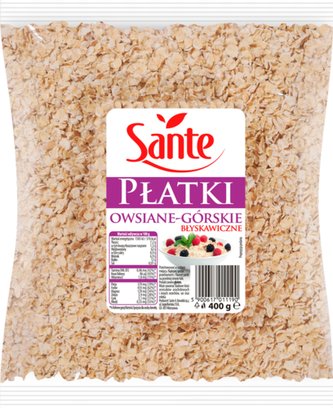 Ovsené vločky - Sante - 400 g