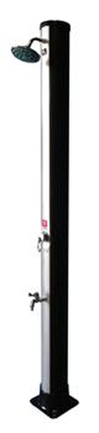 Solární sprcha Hawaj 38 l, černo-stříbrná