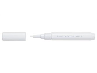 Dekorativní popisovač "Pintor F", bílá, 1 mm, PILOT
